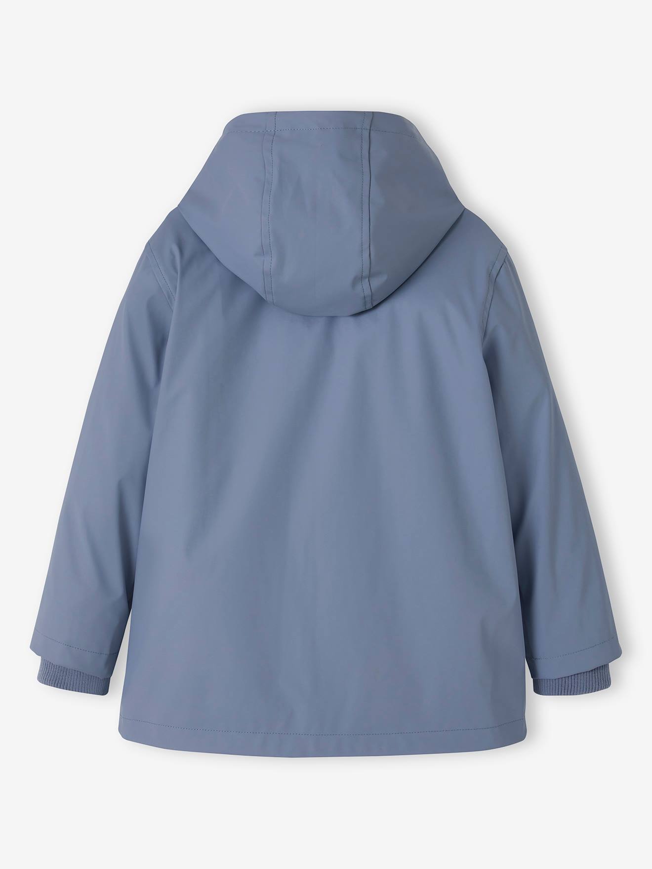 Vertbaudet Jungen 3-in-1-Regenjacke mit Fleeceweste - graublau