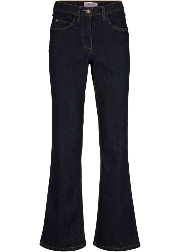 Komfort-Stretch-Jeans Bootcut