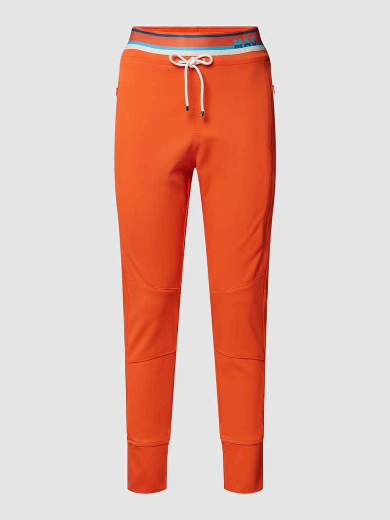 Sweatpants mit Teilungsnähten Modell 'FUTURE 4.0' in orange