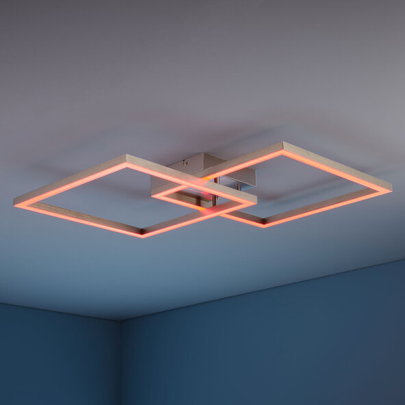 LED-Deckenleuchte LOLAsmart MAXI, 63 x 63 cm