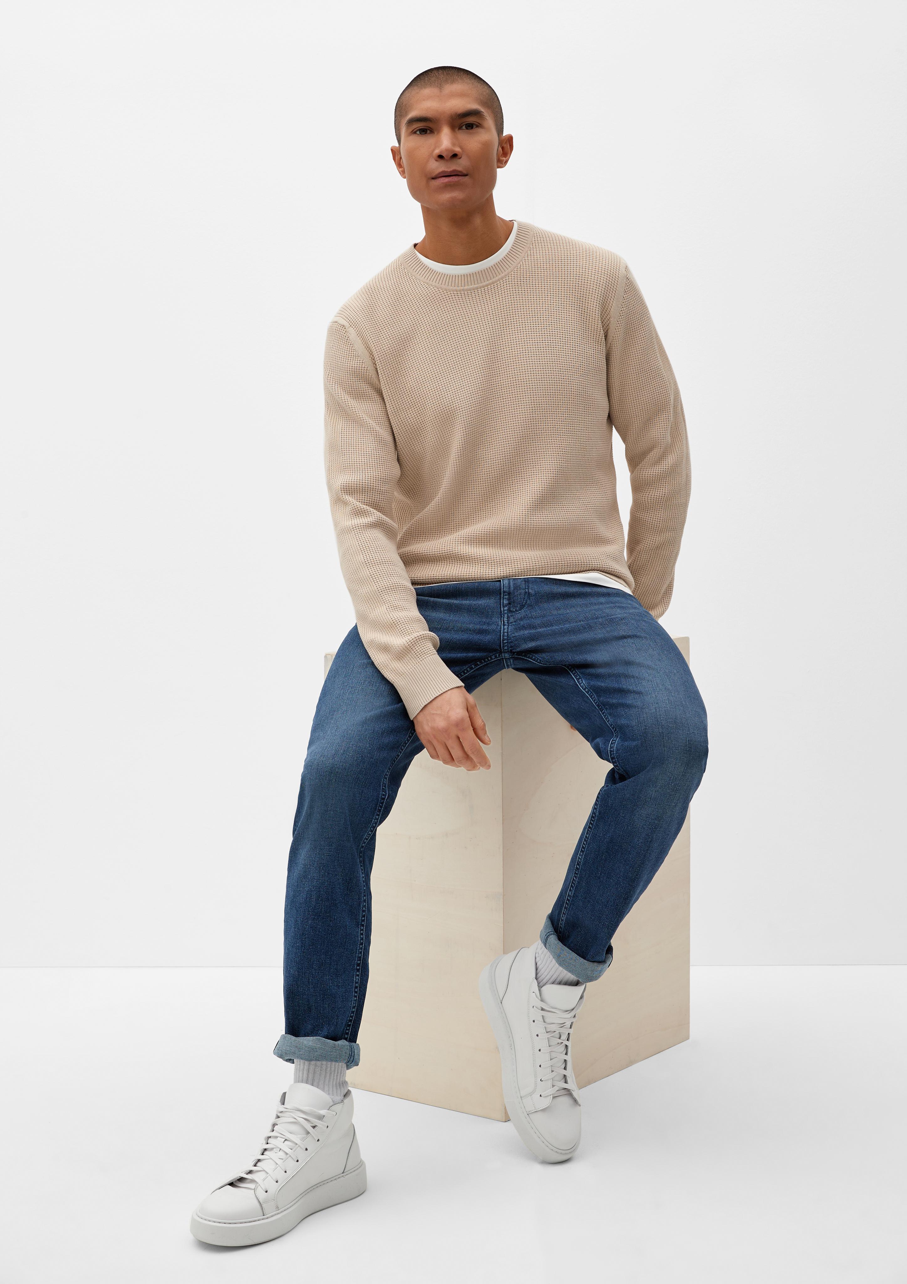 Pullover mit Waffelpiqué-Struktur  2129585-8138