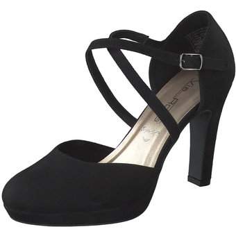 Via della Rosa Spangenpumps in schwarz