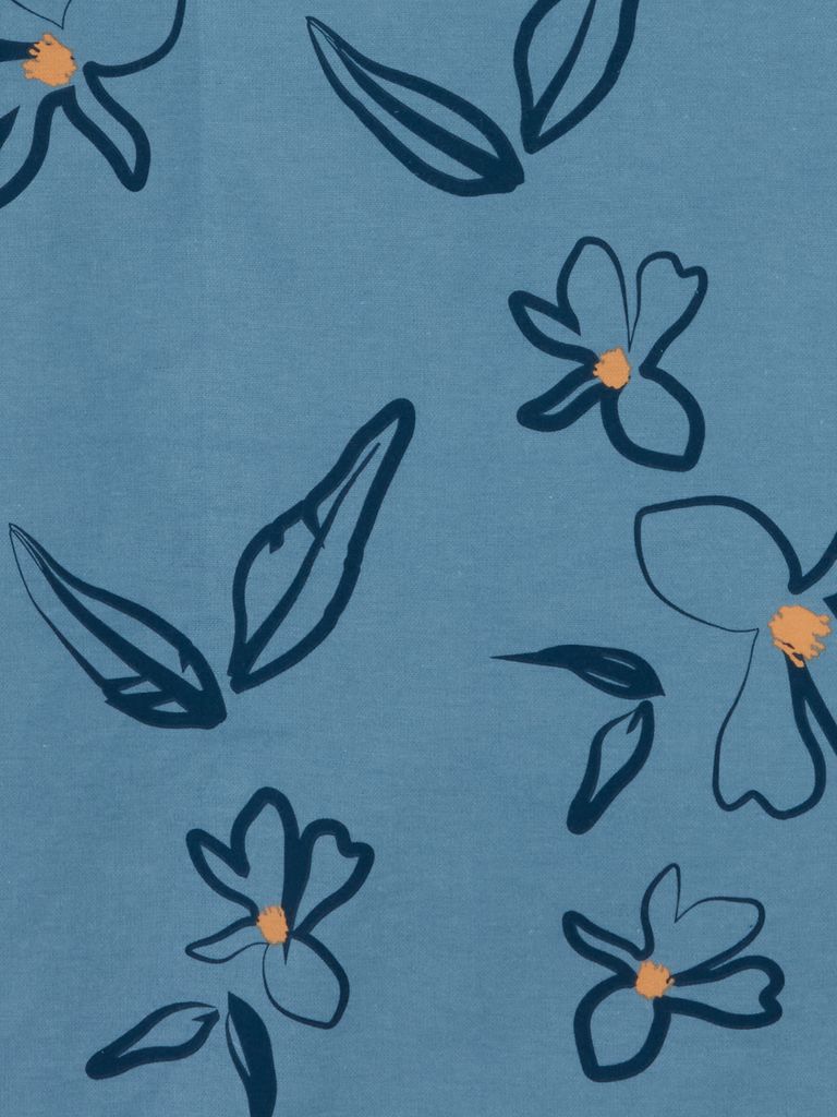 MAJA plus MAJA Flanellbettwäsche 140x200 Marineblau