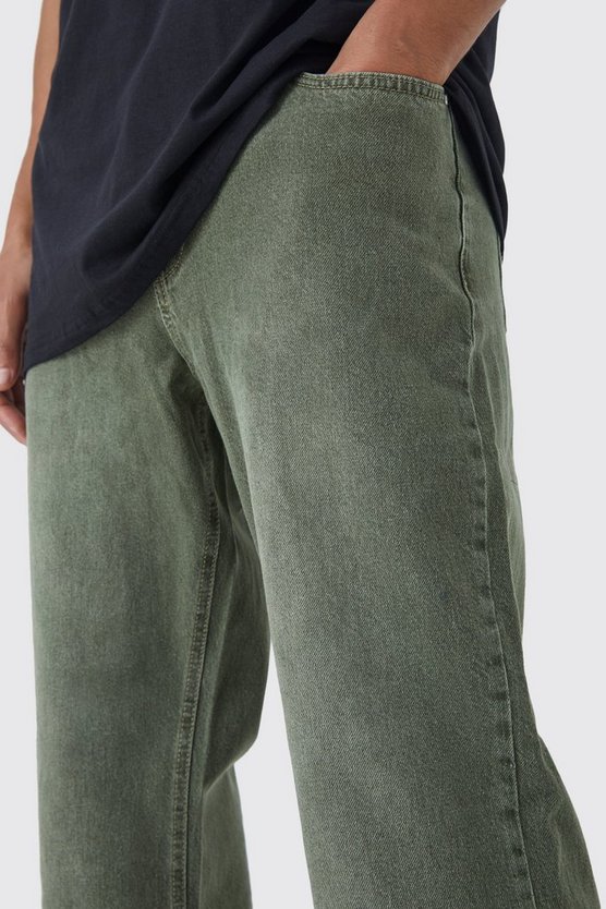 Tall lockere geprägte Jeans