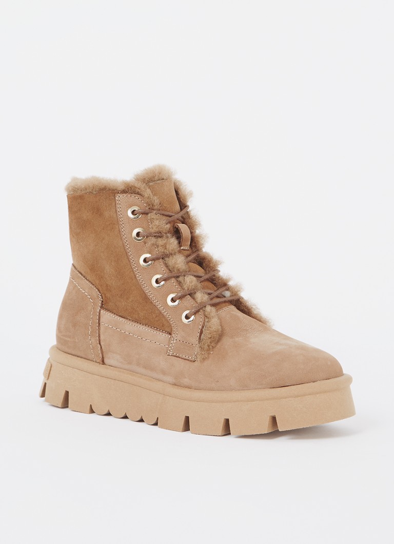 Bottes à lacets en daim Dune London Podding
