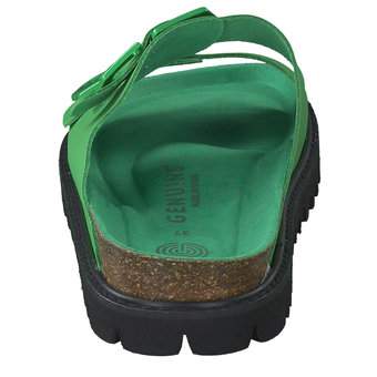Genuins Galia Leather Pantolette in grün