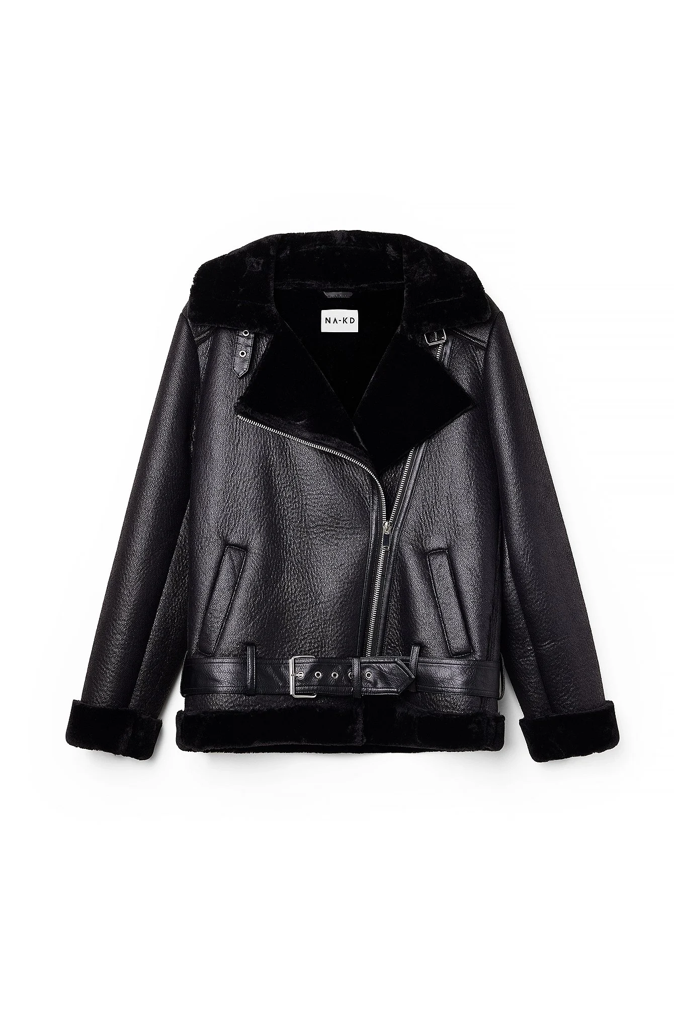 Klassische Bonded-Aviator-Jacke
