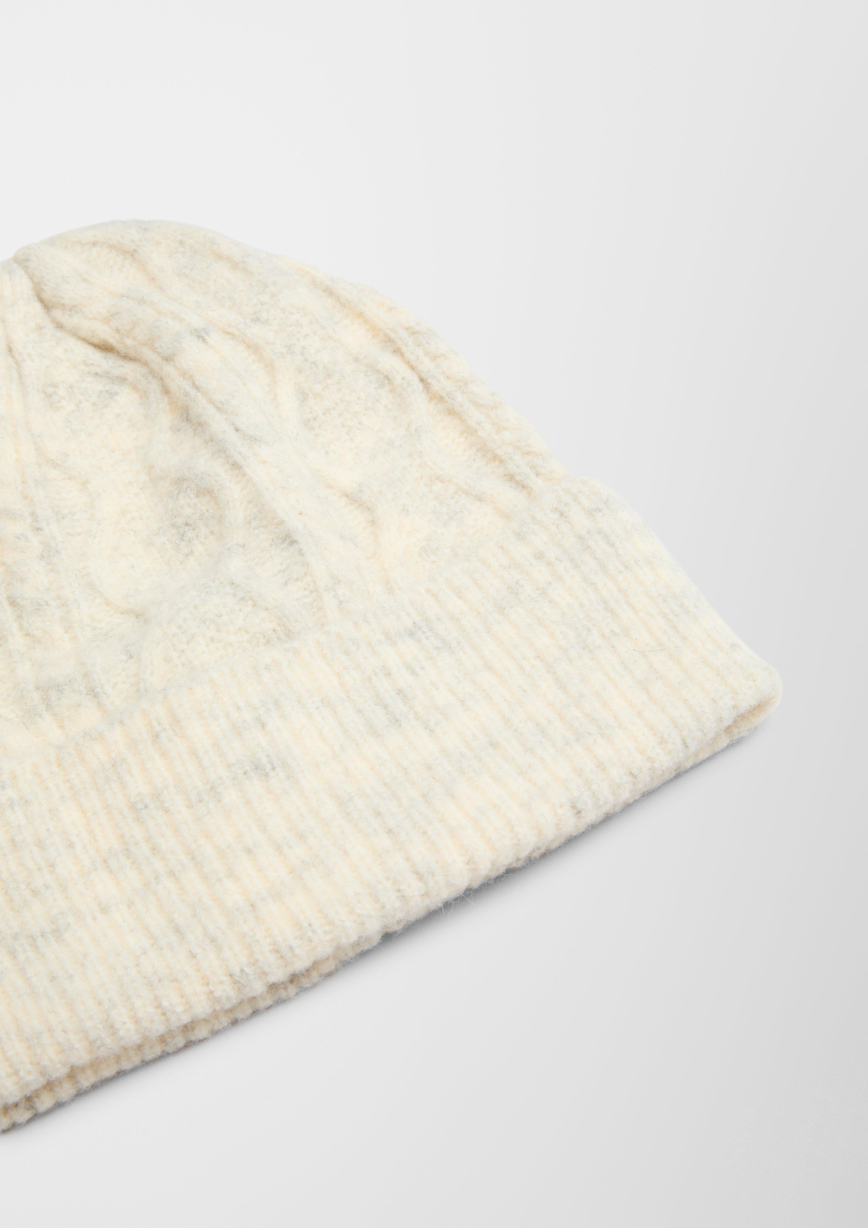 Weiche Strickmütze aus Wollmix  2121527-02W0