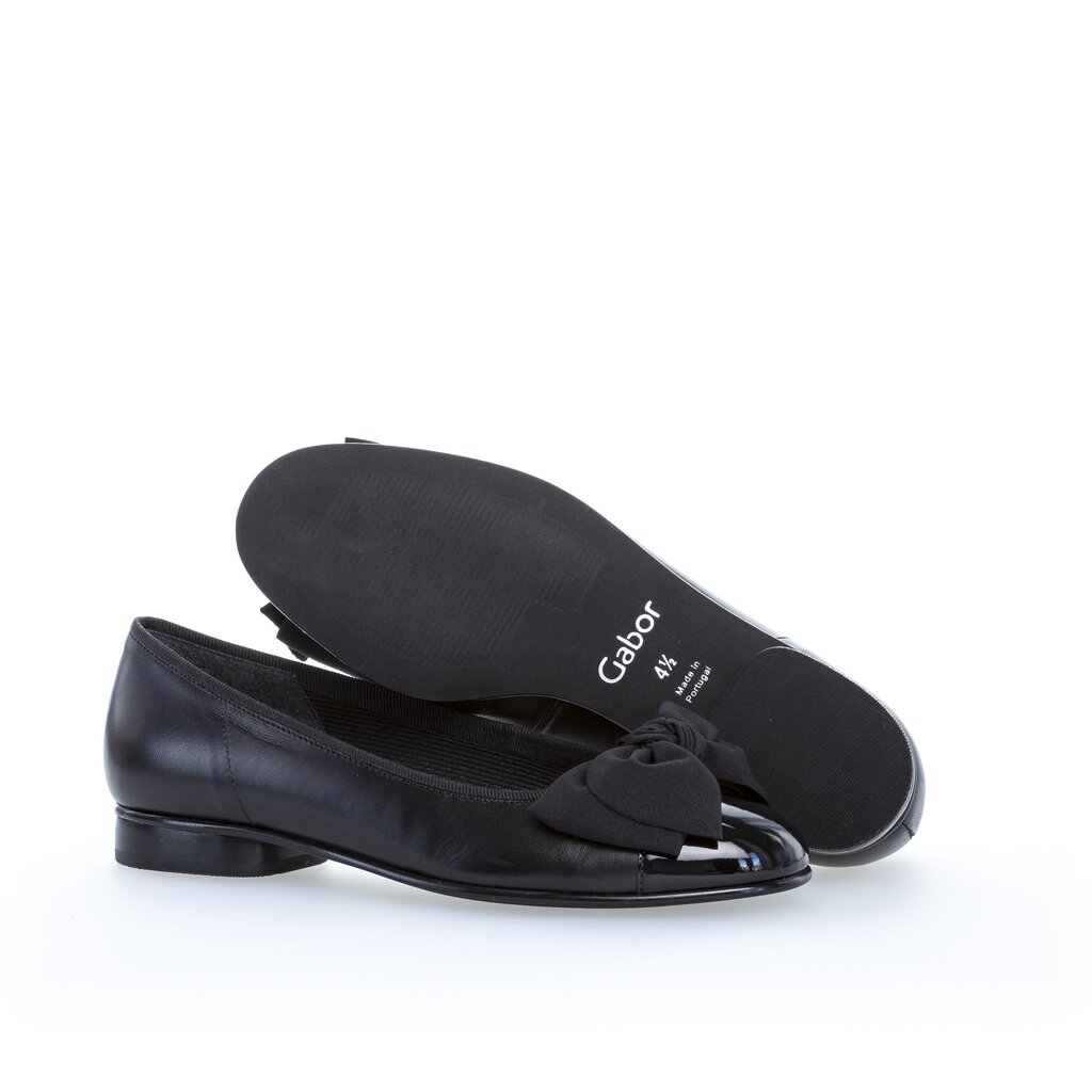 Gabor fashion Eleganter Ballerina schwarz