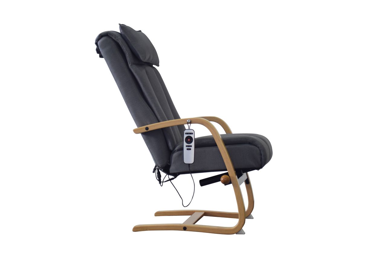 Alpha Techno Relax-Massagesessel AT-233 inkl. Fernbedienung, grau