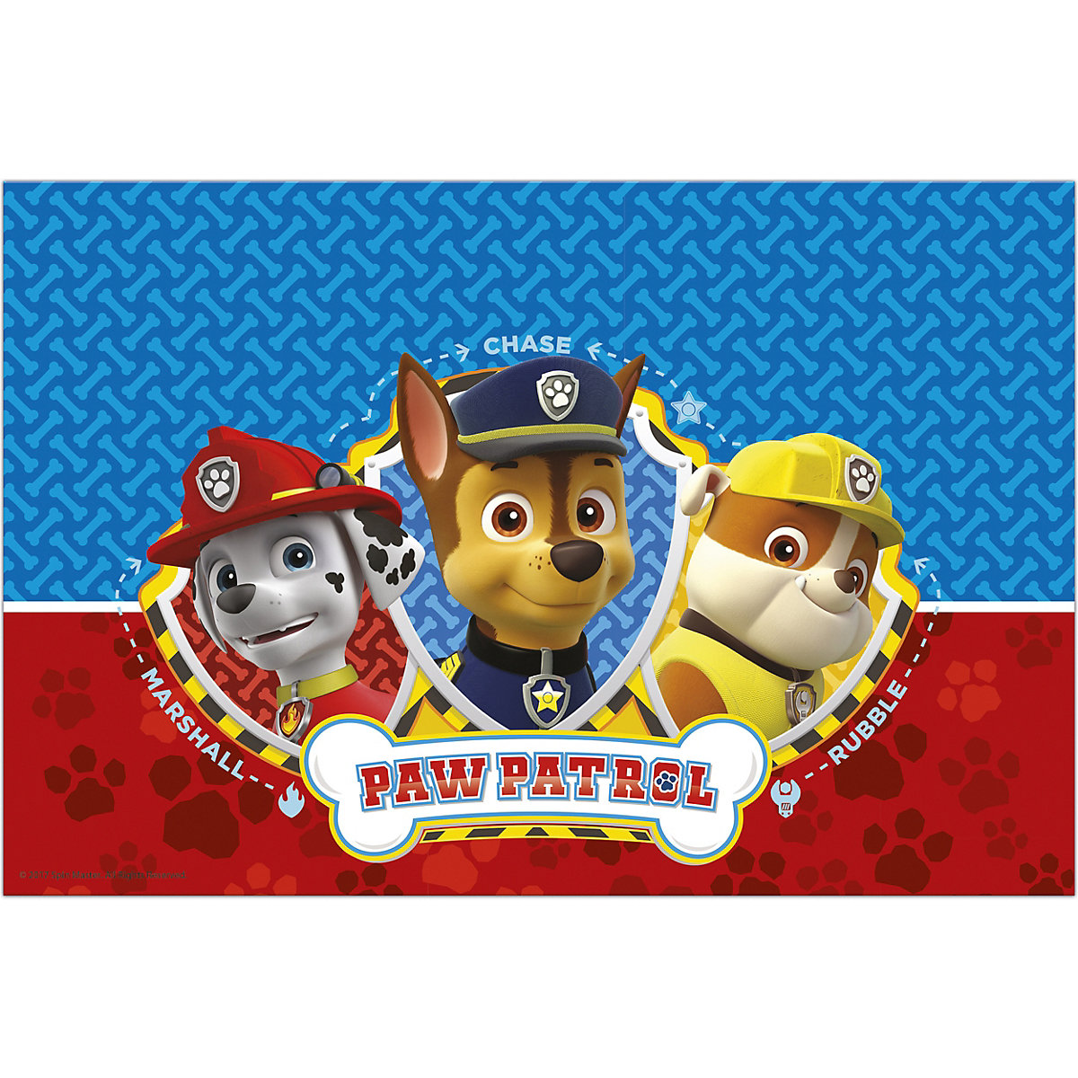 Party-Tischdecke PAW Patrol Ready for Action, Kunststoff, 120 x 180 cm