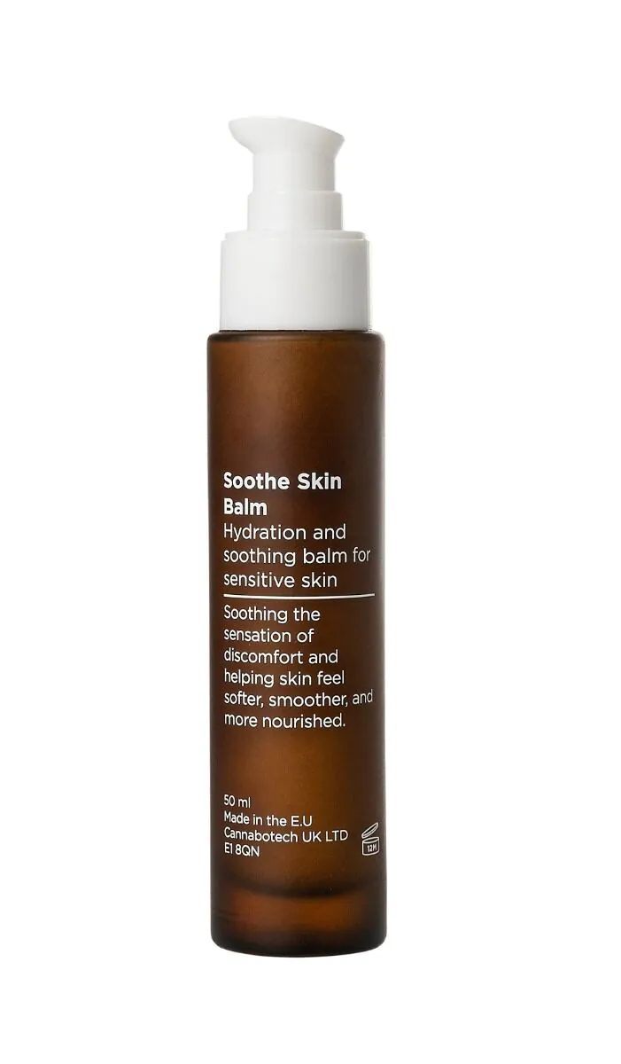 „Cannabotech Soothe Skin Balm“ drėkinamasis ir raminamasis balzamas jautriai odai