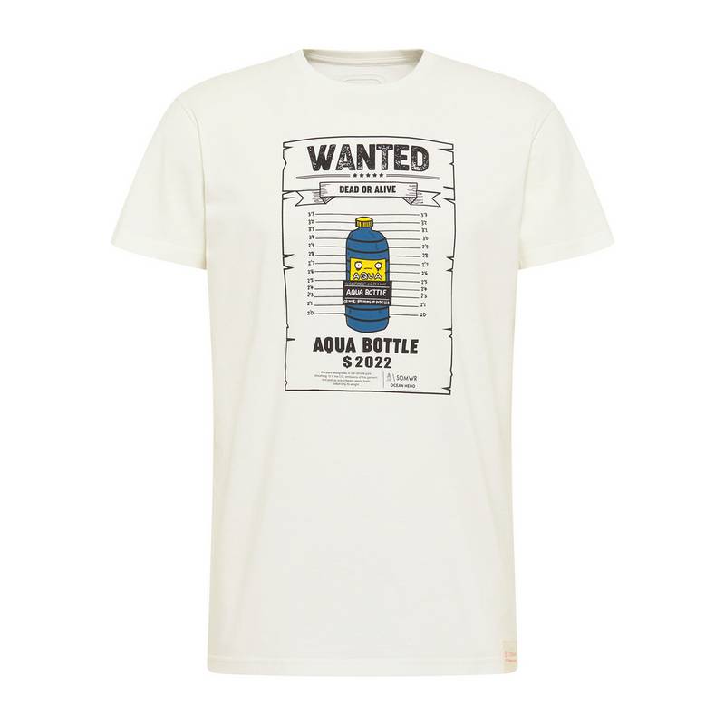 SOMWR T-Shirt With Aqua Bottle Print T-Shirt Herren