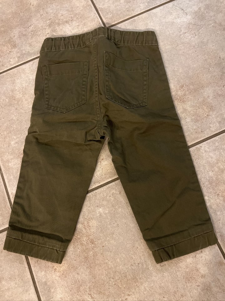 Benetton Hose in Khaki günstig kaufen 86/92