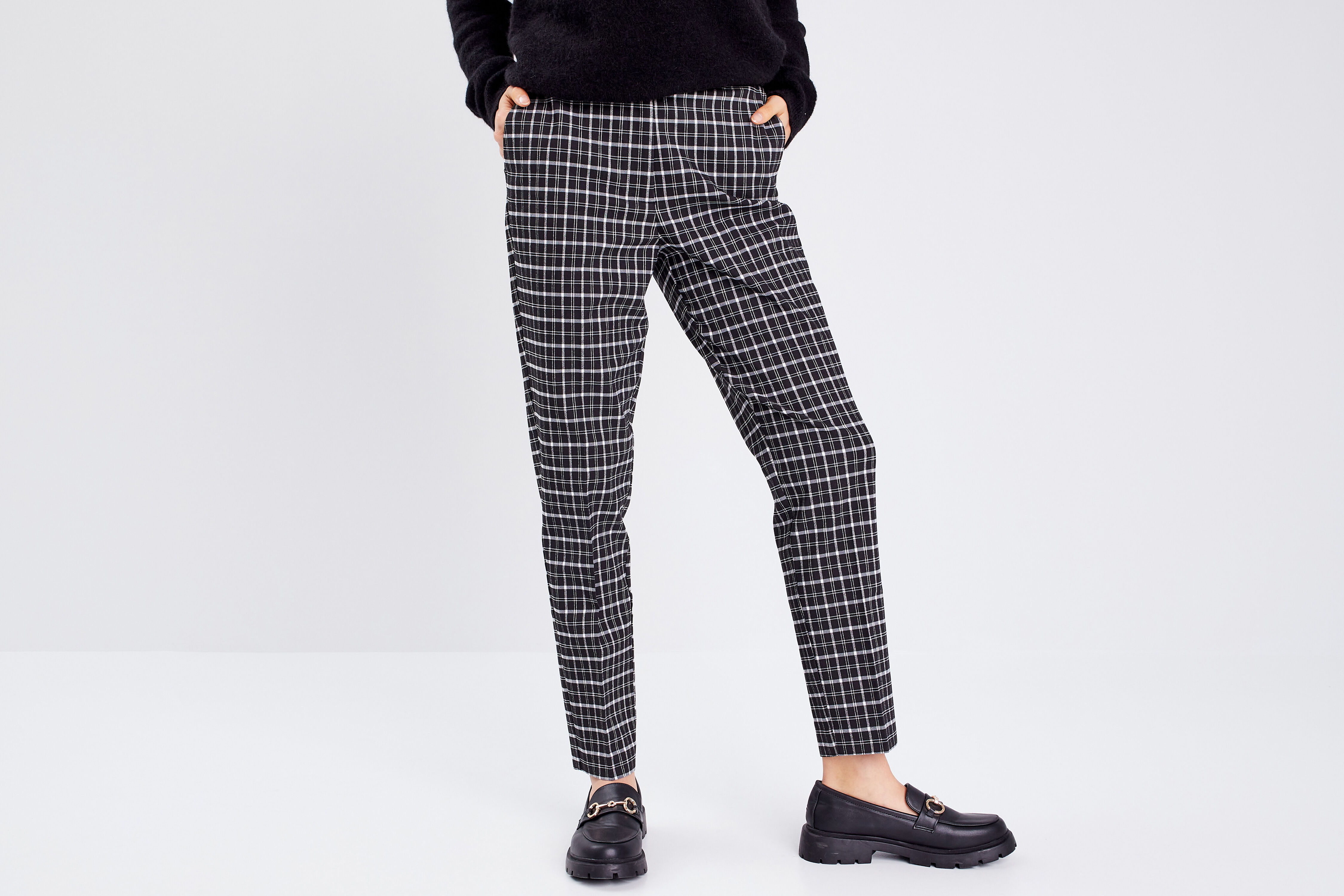 Pantalon city slim stretch noir femme | Cache Cache