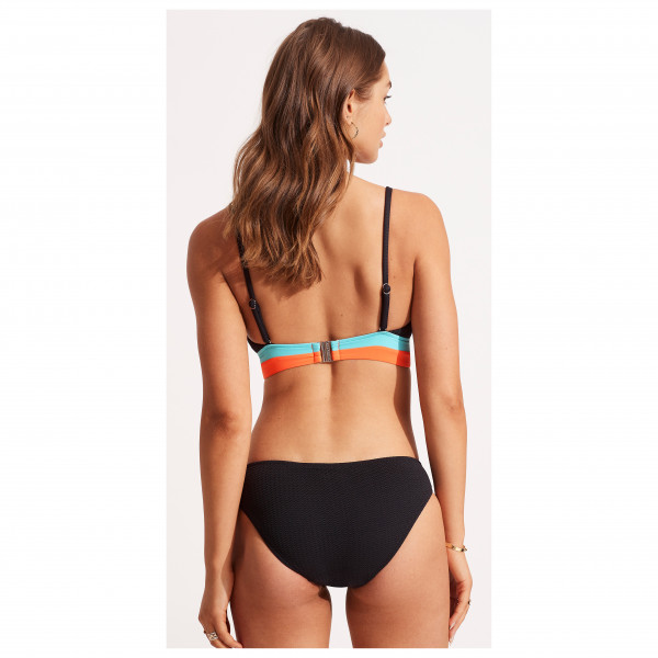 Seafolly - Women's Slice of Splice Spliced Bralette - Bikini-Top