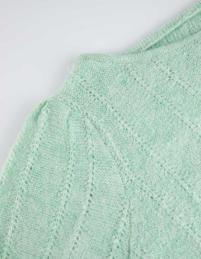 Strickpullover - Puffärmel