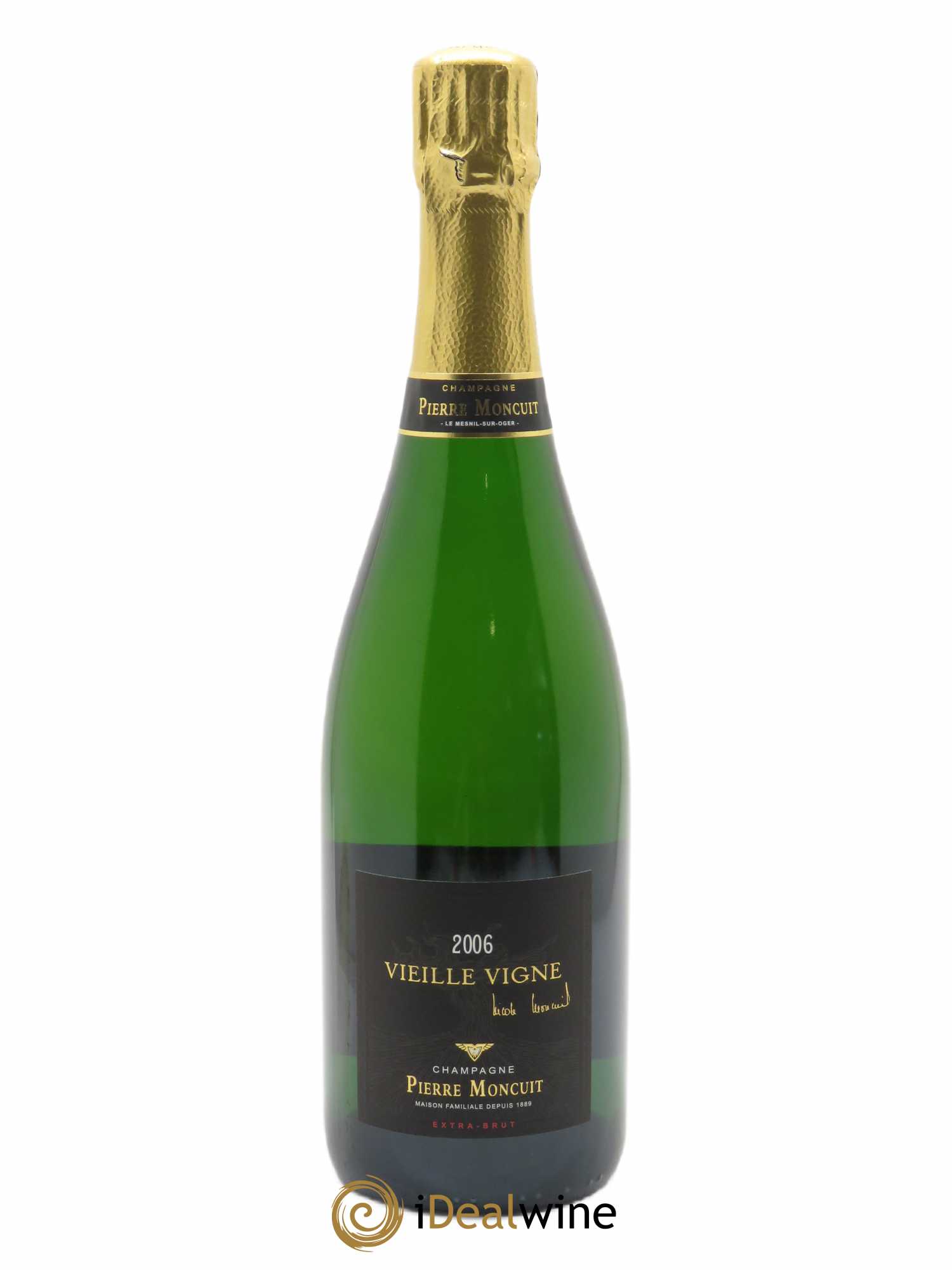 Cuvée Nicole Moncuit Vieilles Vignes Extra Brut Pierre Moncuit  2006 - Lot de 1 Bouteille