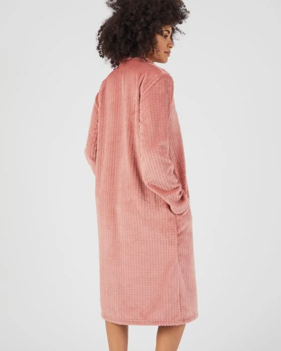 Robe de chambre boutonnée maille chaude Thermolactyl