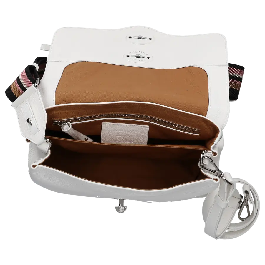 Zanellato - Handtasche POSTINA DAILY GIORNO S Kalbsleder - weiß