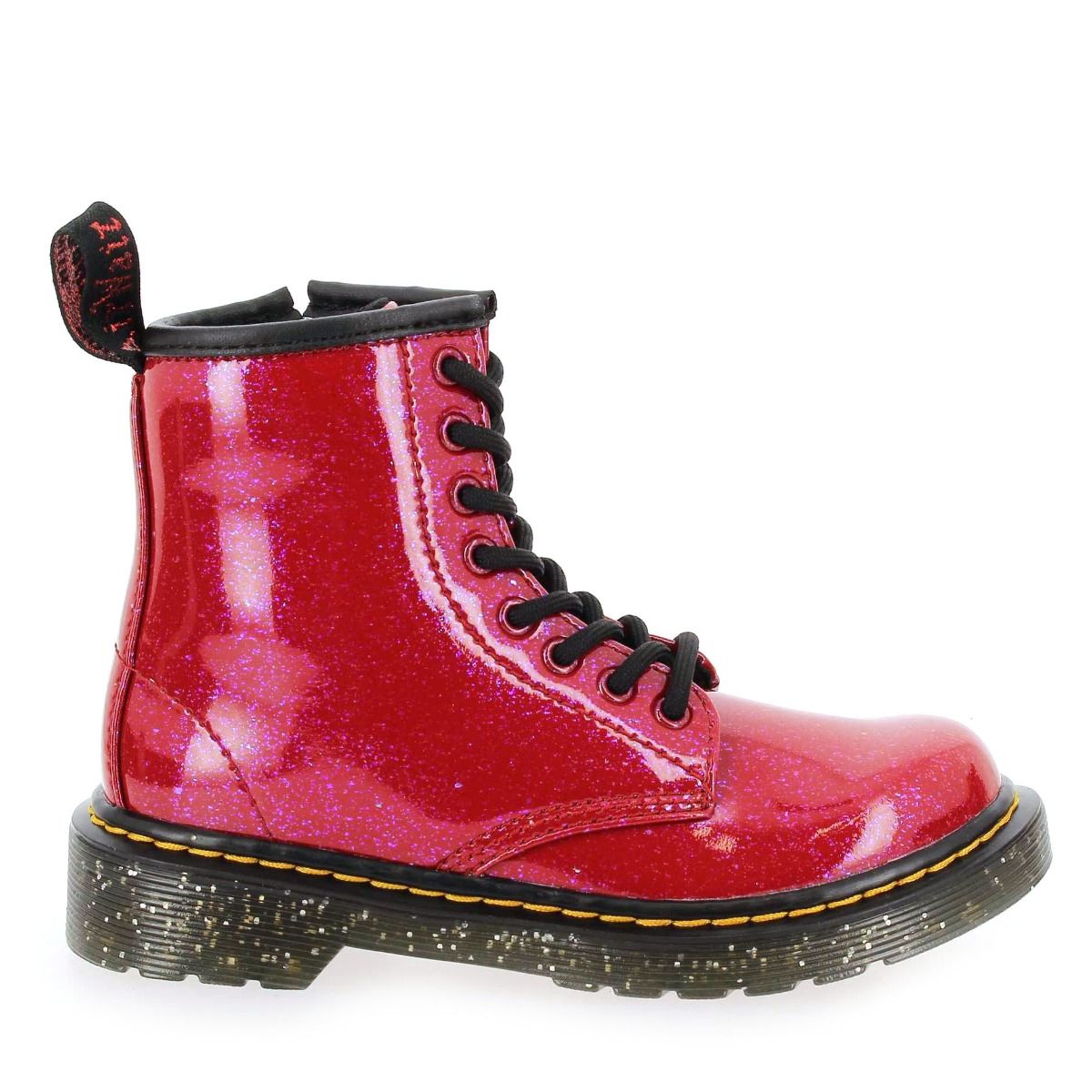 Dr Martens  1460 COSMIC GLITTER - Rouge Brillant