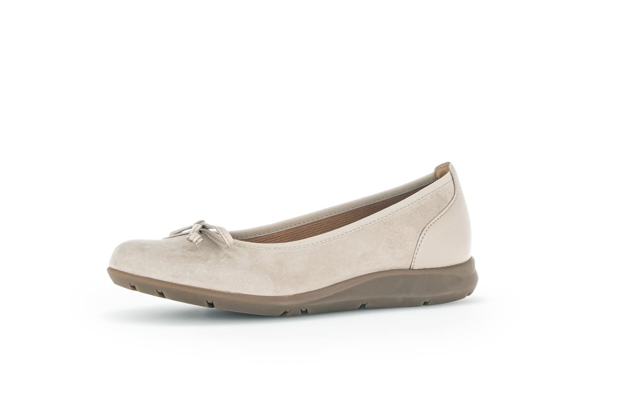 GABOR Ballerinas beige Gabor Fashion Sportlicher Ballerina 24.1