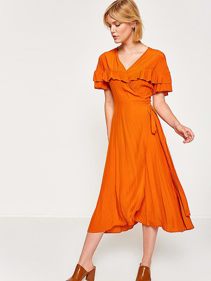 KOTON Kleid in Orange günstig kaufen 36
