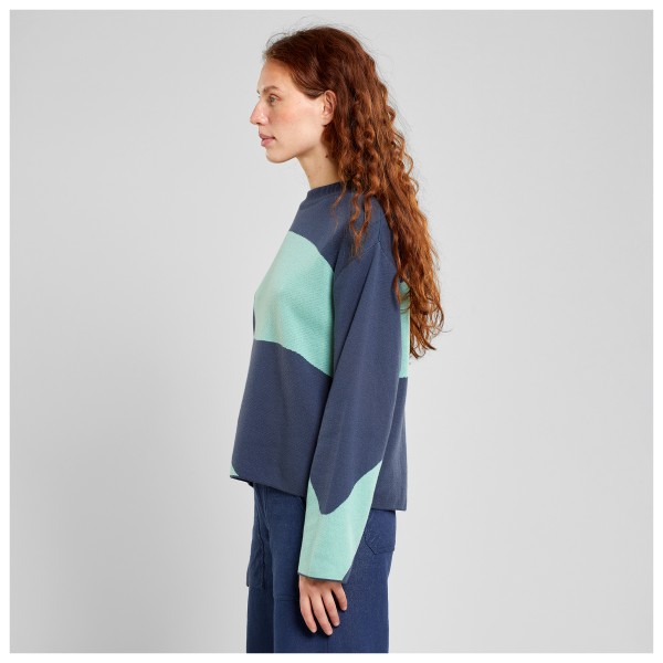 DEDICATED - Women's Sweater Limhamn Flowy Block - Pullover