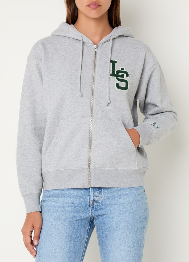 Vestă cu glugă Levi's cu logo brodat