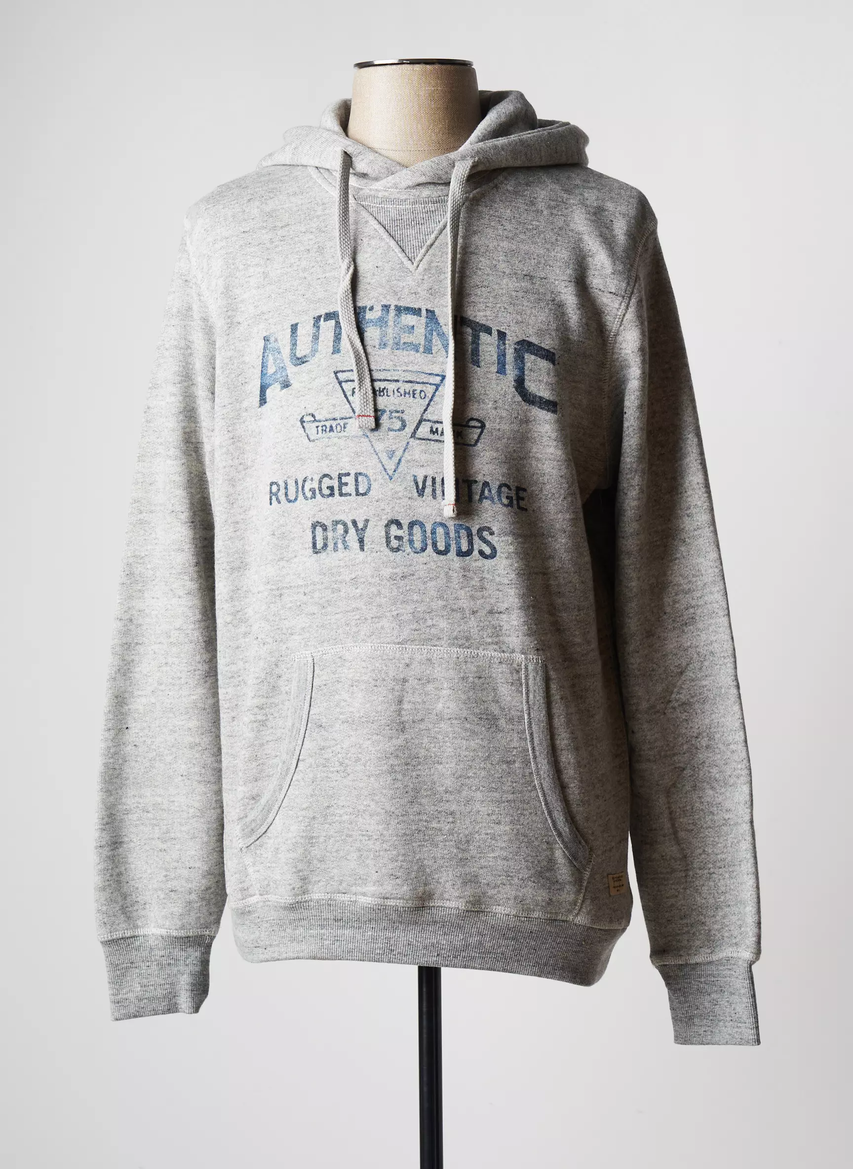 Jack Jones Sweat Capuche Homme couleur gris
