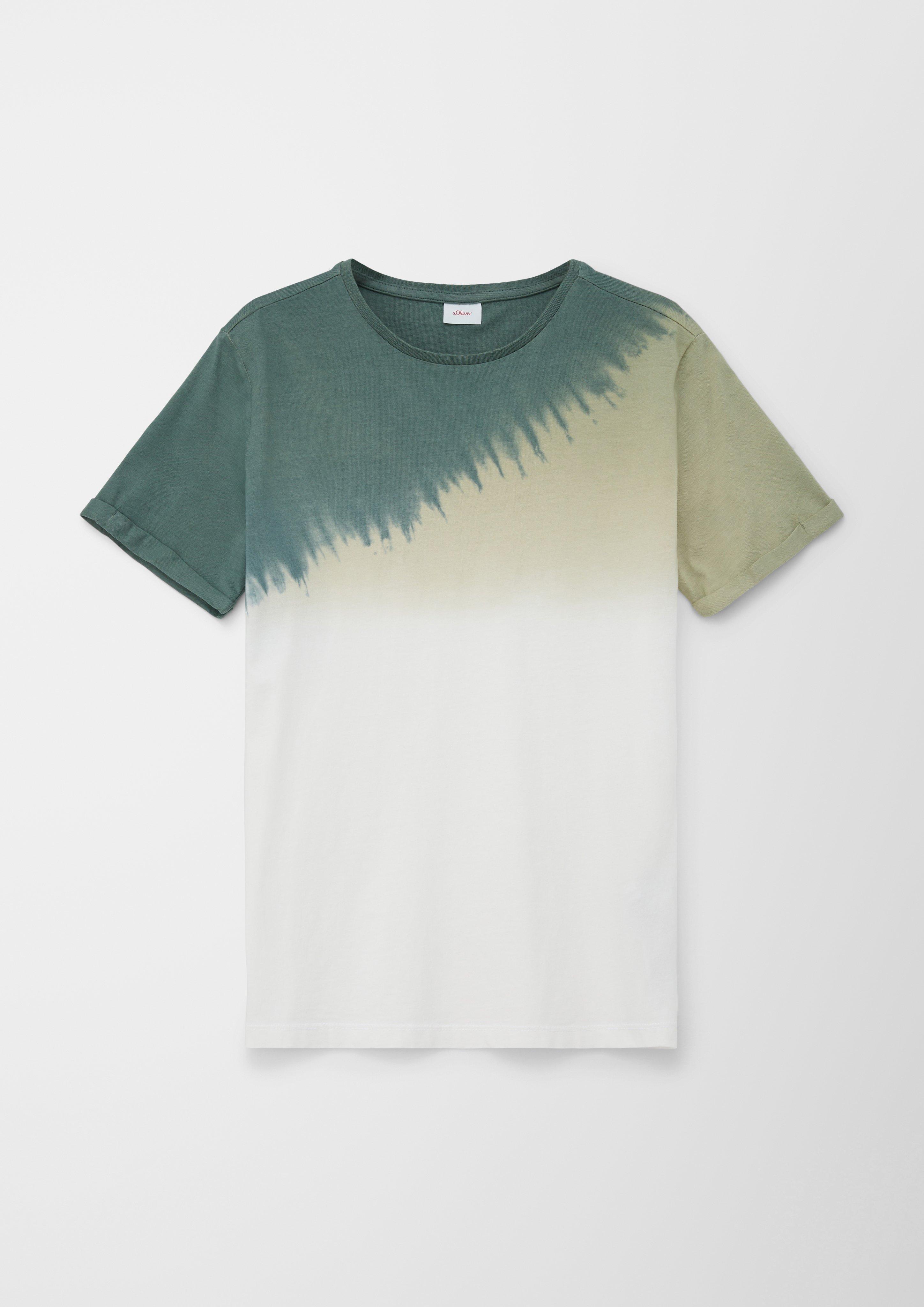 T-Shirt mit Dip Dye  2128287-6714