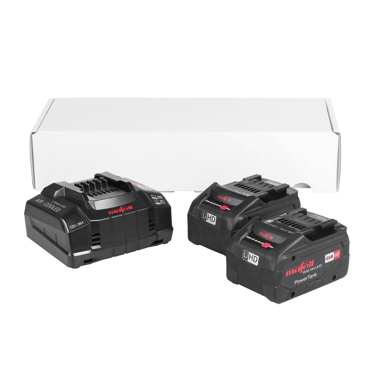 Accessoires Mafell 209598 Power-Set 3 - 2 batteries 18 V 8,0 Ah LiHD + chargeur APS M+