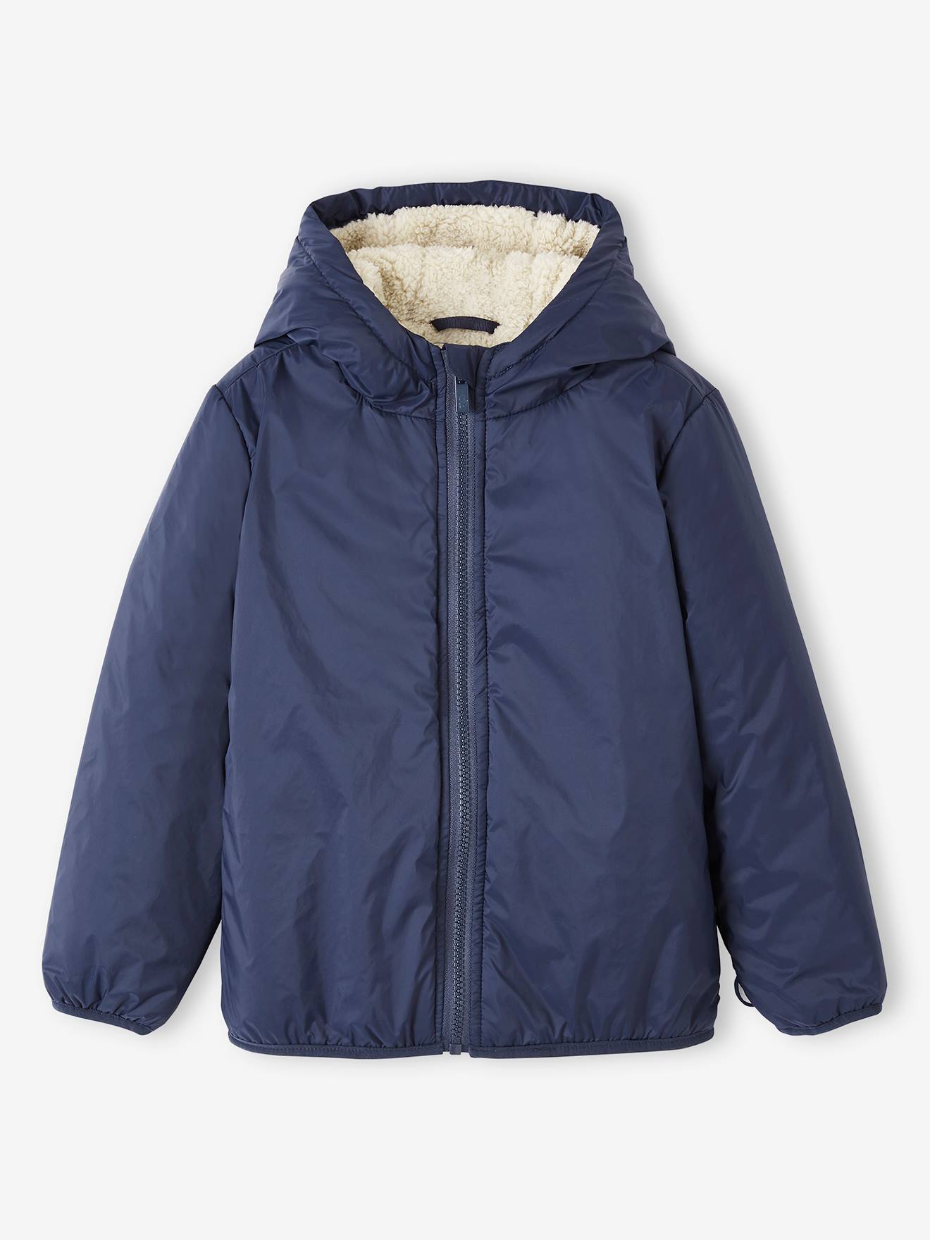 Parka 3 en 1 garçon avec blouson amovible bleu électrique