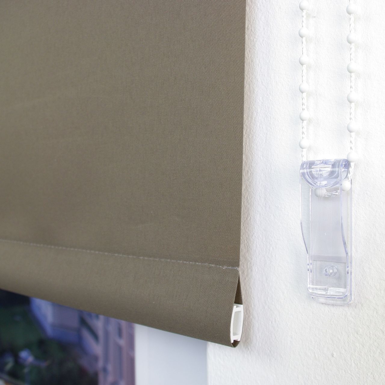 Bella Casa Seitenzugrollo, Kettenzugrollo, 180 x 142 cm, caffee