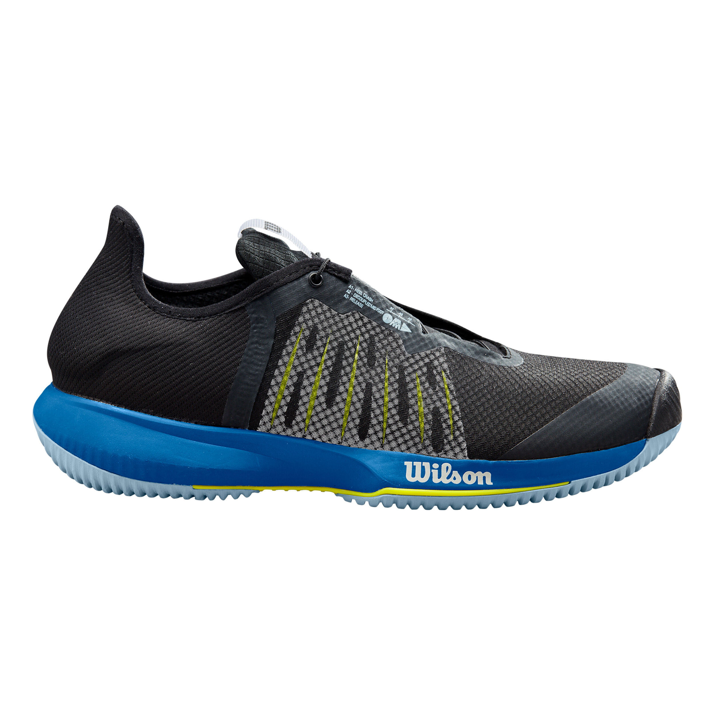 Kaos Rapide Allcourtschuh Herren - Schwarz, Blau