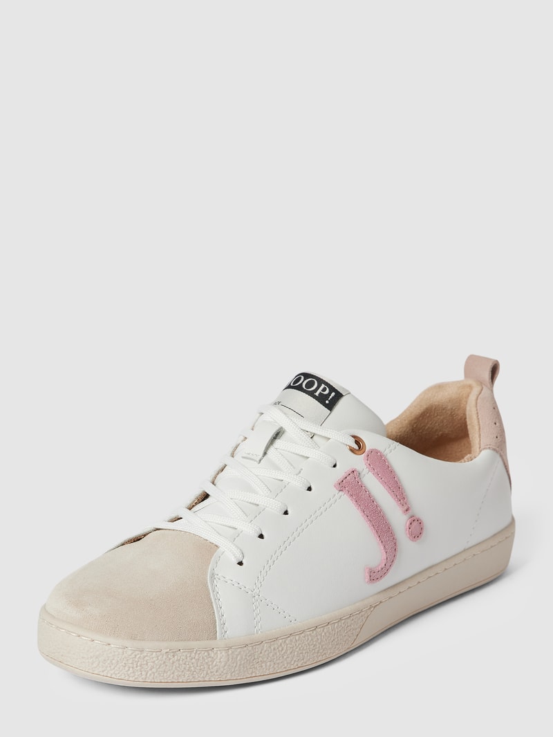 Sneaker mit Label-Detail Modell 'juno misto' in weiß