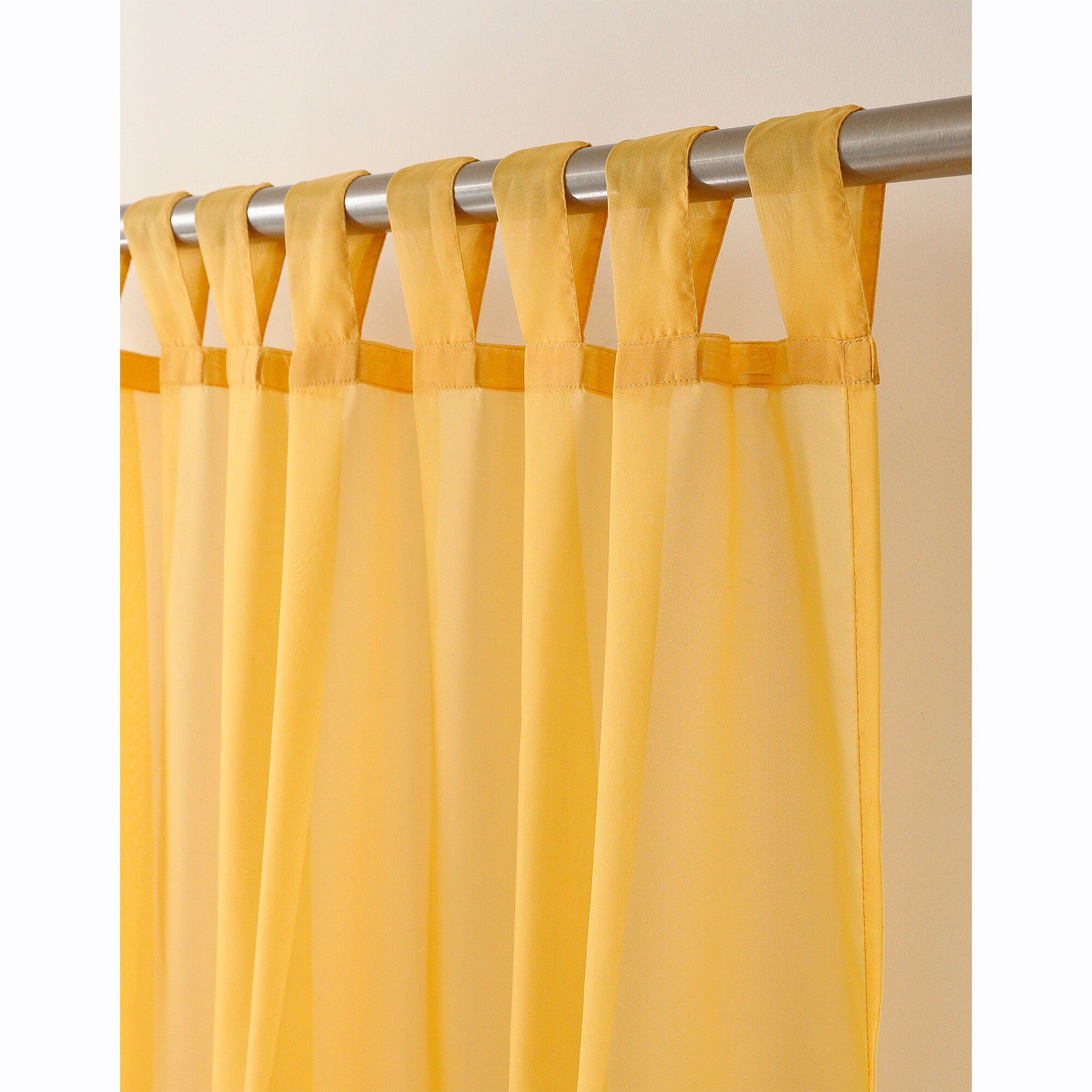 Panneau voile uni finition pattes