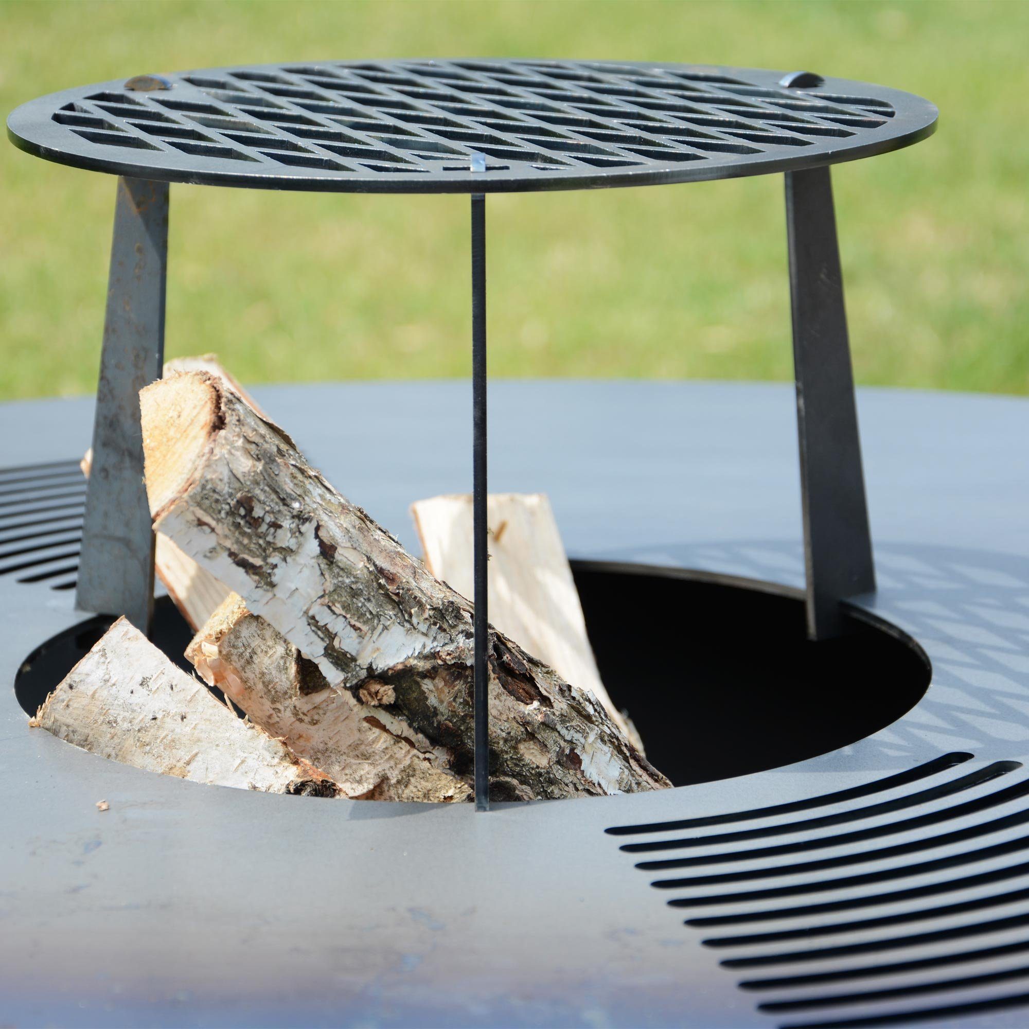UNUS GARDEN Grillplatte Grillplatte 60/80cm Durchmesser
