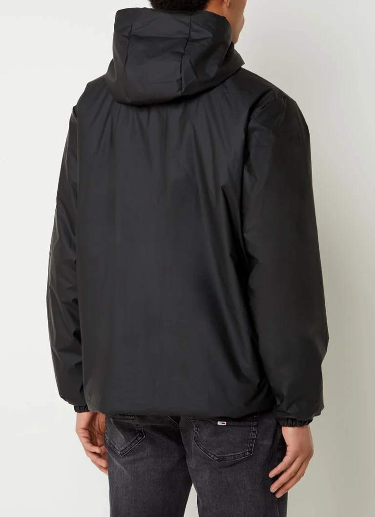 Rains Lohja padded raincoat with hood and side pockets