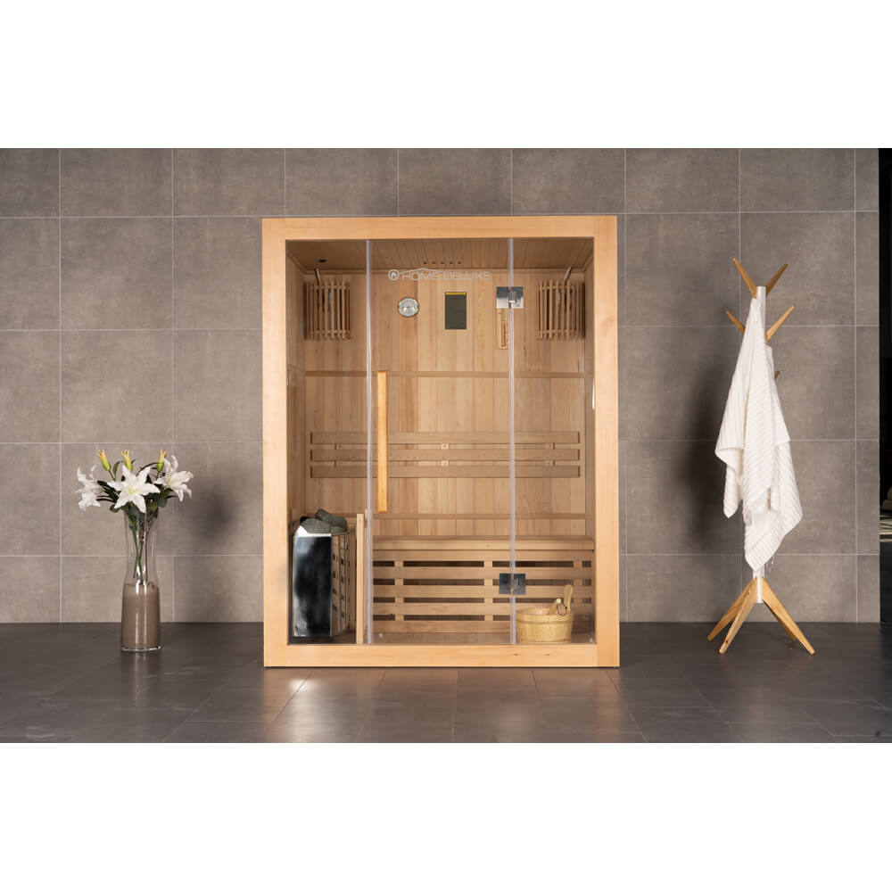 Home Deluxe Traditionelle Sauna SKYLINE L - 150 x 120 cm
