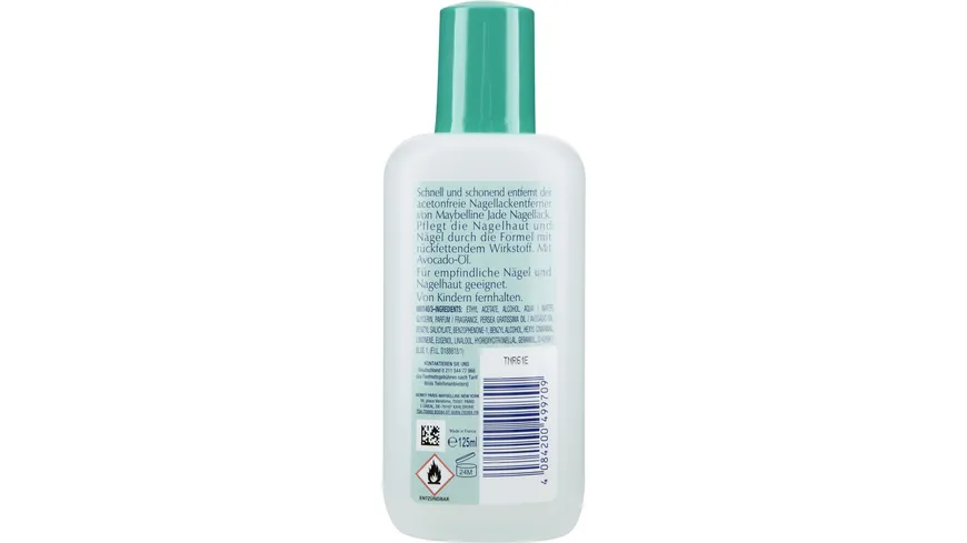 MAYBELLINE NEW YORK Nagellackentferner Express Acetonfrei 125 ml