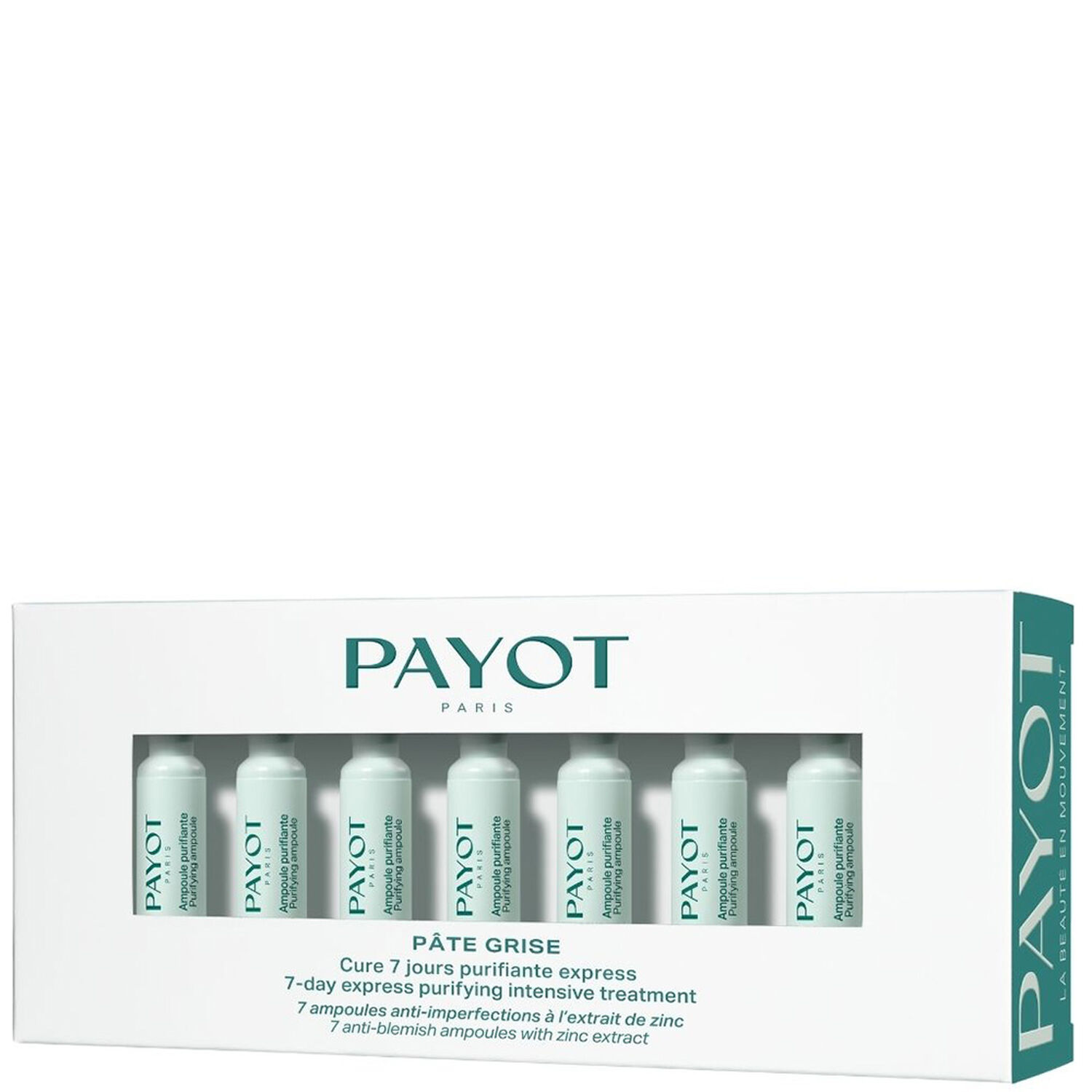 Payot Pâte Grise Cure soin visage 1 semaine Purifiante Express x7 Ampoules