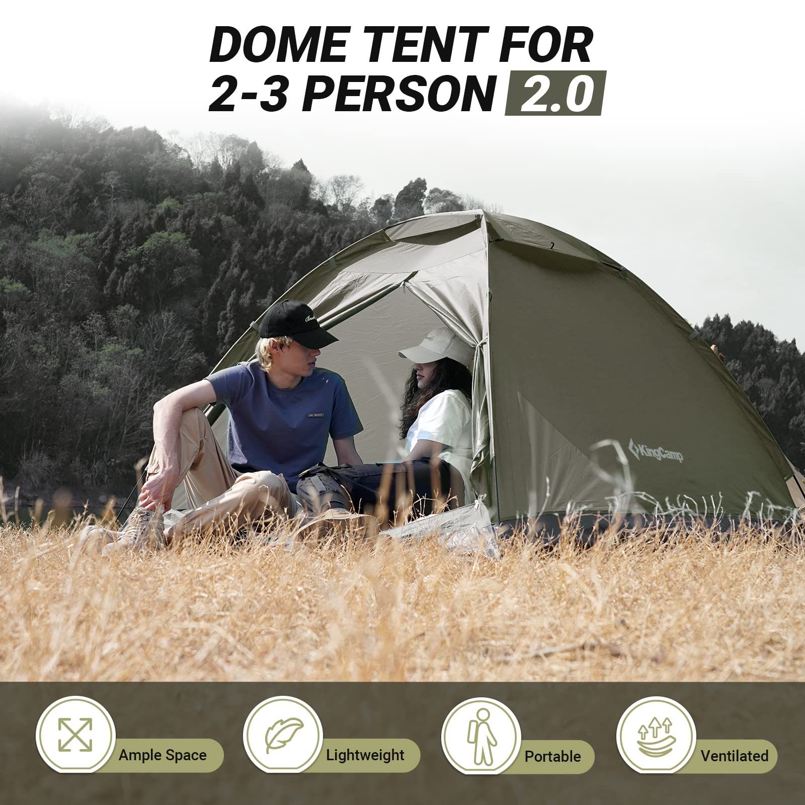 KingCamp Ultralight 2 Camping Zelt