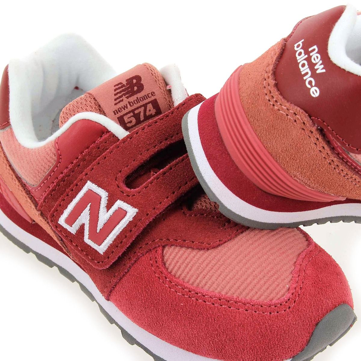 New Balance  574 WT1 VELCRO - Bordeaux Rose