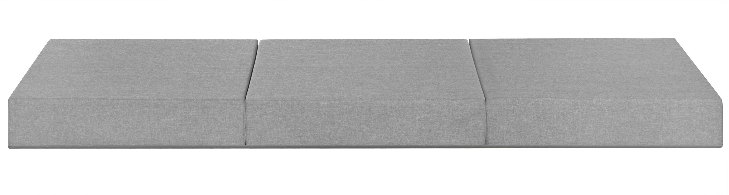 Klappmatratze Premium Gästematratze, Badenia Trendline, 15 cm hoch, Platzsparende Faltmatratze zum Campen, auf Reisen oder als Gästebett