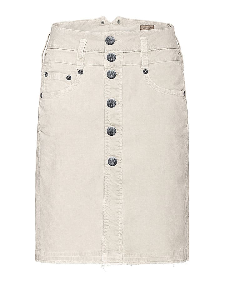 Herrlicher Rock in Creme günstig kaufen