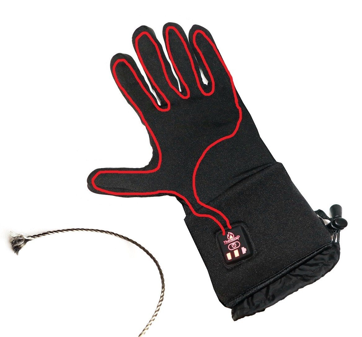 Thermrup Unterziehhandschuhe Thermrup Beheizbare Unterziehhandschuhe 4 Heizstufen mit Touchscreen