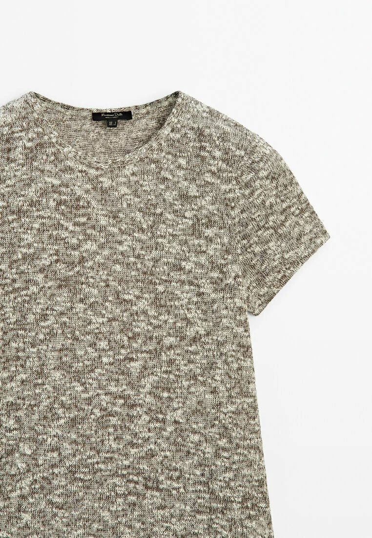 Massimo Dutti TEXTURIZADA MANGA CORTA - Camiseta básica