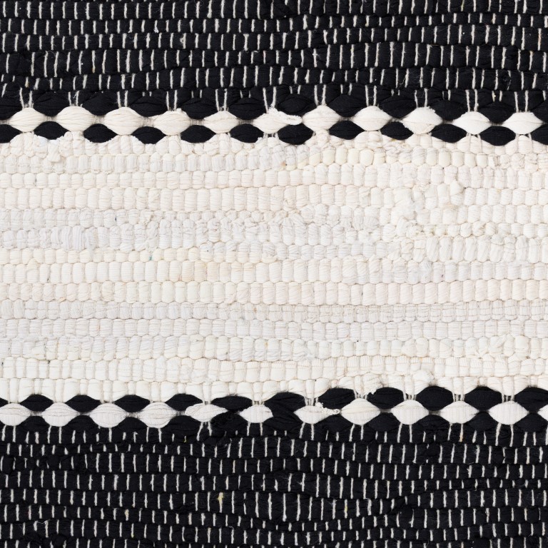 MyFlair Teppich Zendo 170cm x 120cm, Farbe Schwarz, rechteck