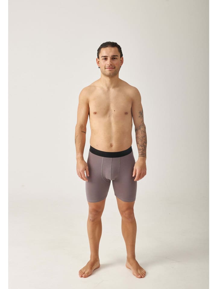 SNOCKS Lange Boxershorts 6 Stück in Mix (Schwarz/Grau/Hellgrau) günstig kaufen